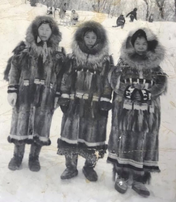 My Grandma in middle